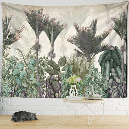 DecorBites™ Ethorn Palm Plant Tapestry Wall Hanging Psychedelic Home Decor