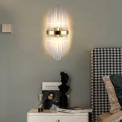 Decorbites™ Glasstab-Kristall-Wandleuchte: Moderne nordische Lichtluxus für Schlafzimmer, Wohnzimmer