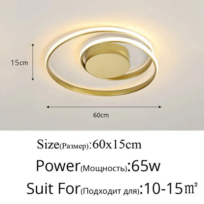 Decorbites™ LED-Kronleuchter: Moderne Oberflächenmontierte Lampen für Wohnzimmer, Schlafzimmer, Arbeitszimmer