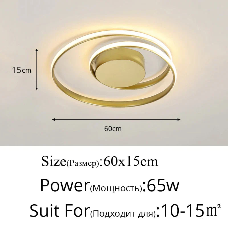 Decorbites™ LED-Kronleuchter: Moderne Oberflächenmontierte Lampen für Wohnzimmer, Schlafzimmer, Arbeitszimmer