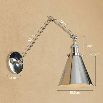 Decorbites™ Traum-Meister Chrome Wandapplikation Silberglanz Moderne Metall Bemalte Wandlampe