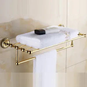Gold Brass Accessory Set