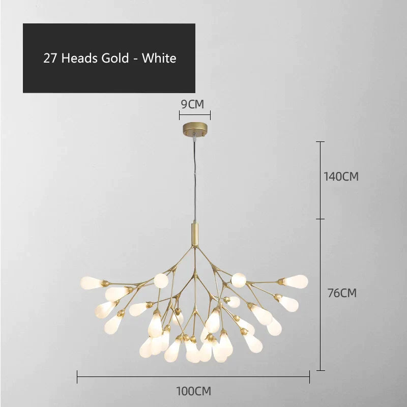 Decorbites™ Elegante Leuchtkäfer-Lüster – Luxuriöse nordische Beleuchtung für Schlafzimmer & Restaurant