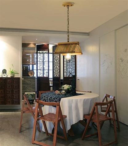 Decorbites™ Bambus-Hängeleuchter: Chinesisches Klassik-Design für Küchen-, Café-, Bar-, Gasthaus- und Restaurantbeleuchtung