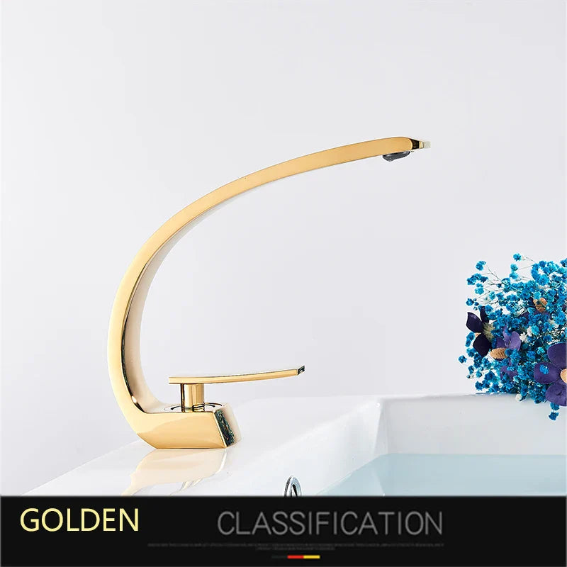 Black Chrome Basin Mixer