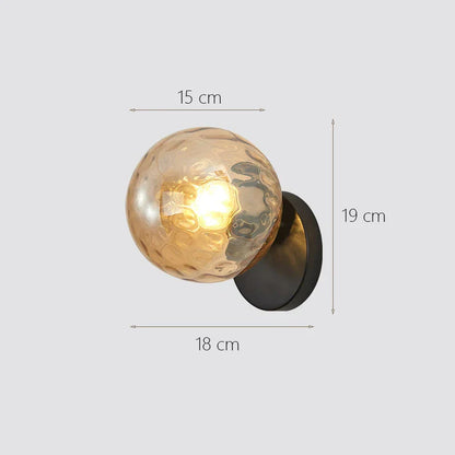 Decorbites™ Glasball-Wandlampe: Modernes minimalistisches nordisches Design, luxuriöse Beleuchtung für das Schlafzimmer