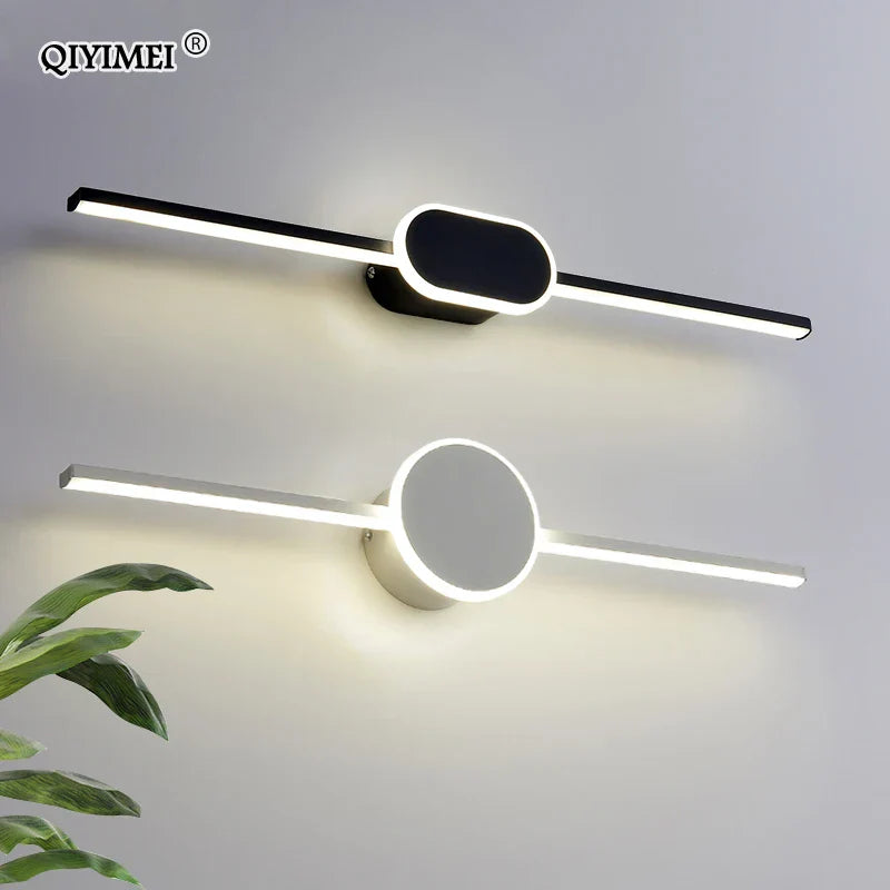 Decorbites™ LED-Wandleuchten - Weiß/Schwarzes Eisen & Aluminiumbasis, Acryl-Schirm, Spiegelleuchten