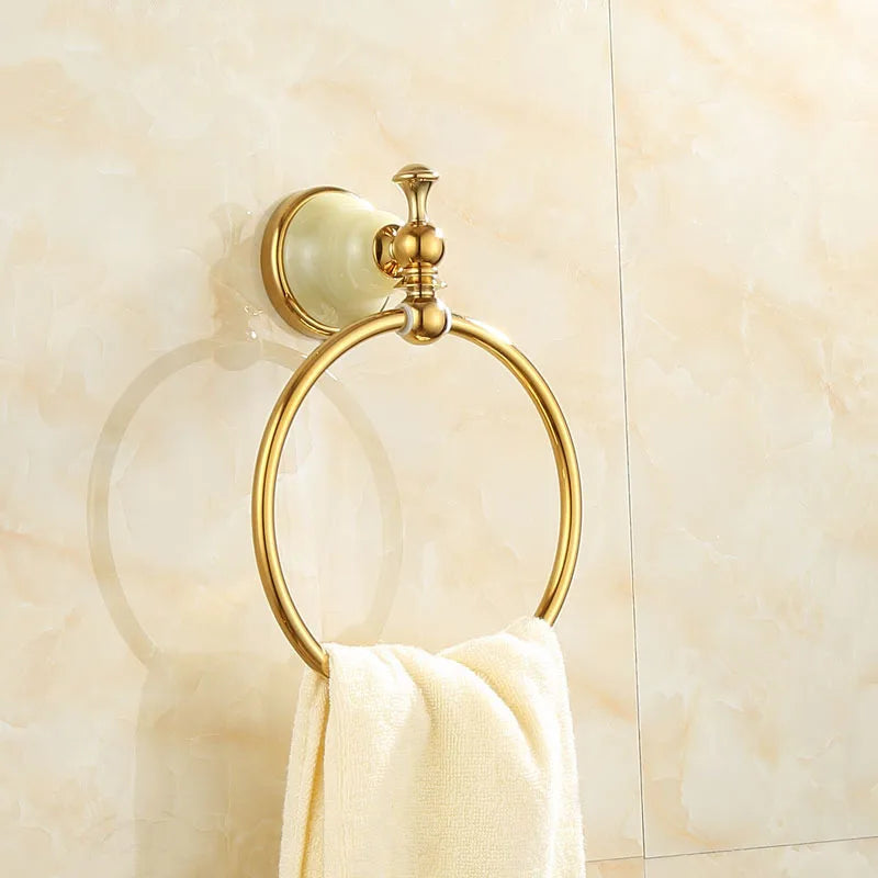 Copper Gold Bath Accessories