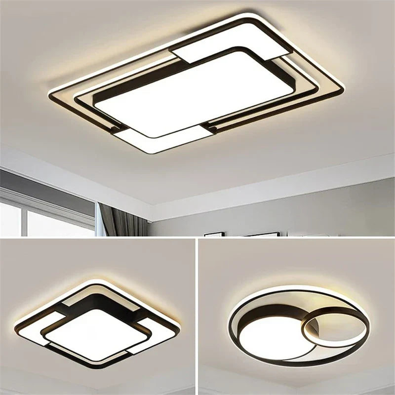 Decorbites™ Geometrische LED-Deckenleuchte: Moderne nordische Lichtluxus für die Wohnzimmerdekoration