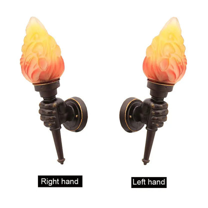 DecorBites™ Creative Torch Hand Wall Lamp Outdoor Light for Garden Porch Living Room
