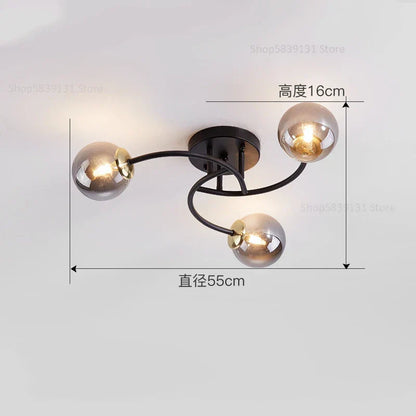 Decorbites™ Glasbirnen-LED-Deckenleuchte für modernes Wohnzimmer und Küche