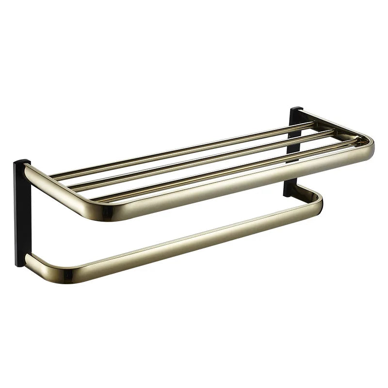 Gold Black Bathroom Hardware