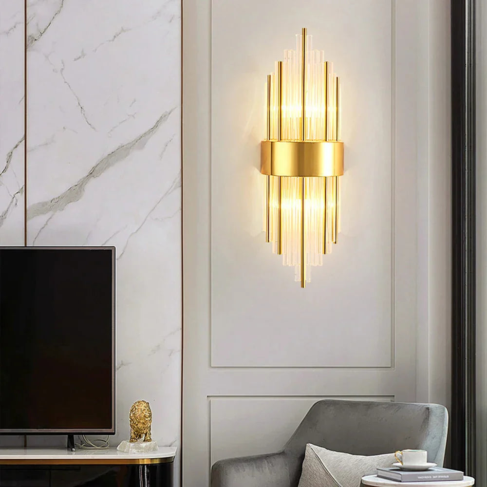 Nordic Gold Black Sconce
