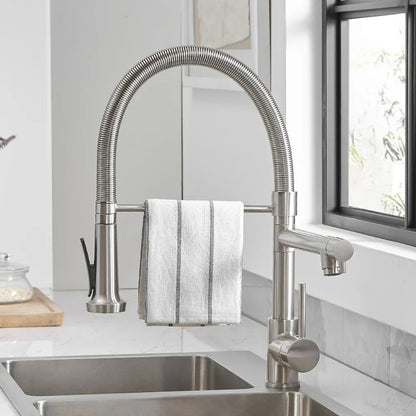 DecorBites™ Kitchen Mixer Tap Dual Spout Hot Cold Deck Mounted Faucet