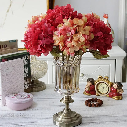 Decorbites™ Hortensienzweig Seidenblume Hochwertige Künstliche Party-Raum-Dekoration