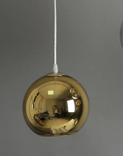 Decorbites™ Goldener Ball-Glas-Hängeleuchte LED für Küche Wohnzimmer Café Hanglamp