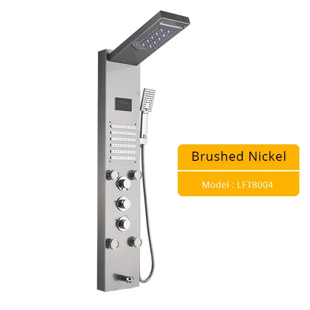 LED Waterfall Shower Panel