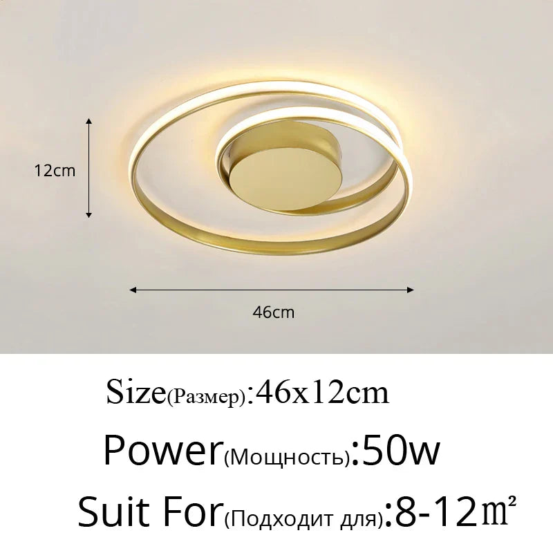 Decorbites™ LED-Kronleuchter: Moderne Oberflächenmontierte Lampen für Wohnzimmer, Schlafzimmer, Arbeitszimmer