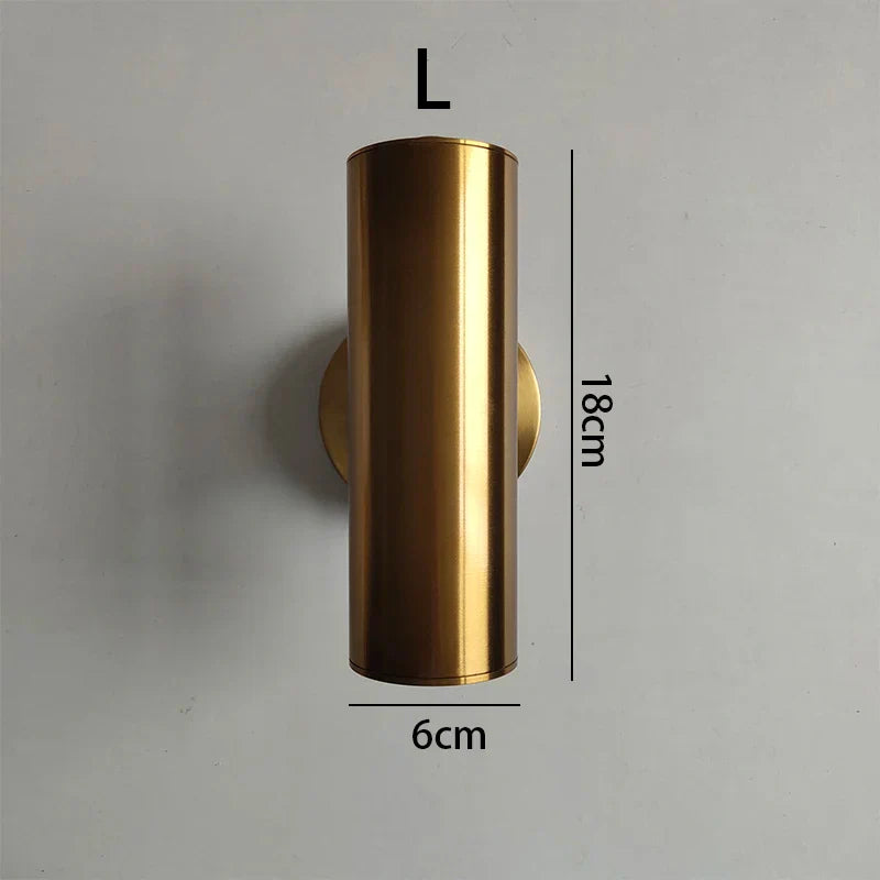 Gold Iron LED Wall Lamp