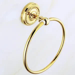 Gold Brass Accessory Set