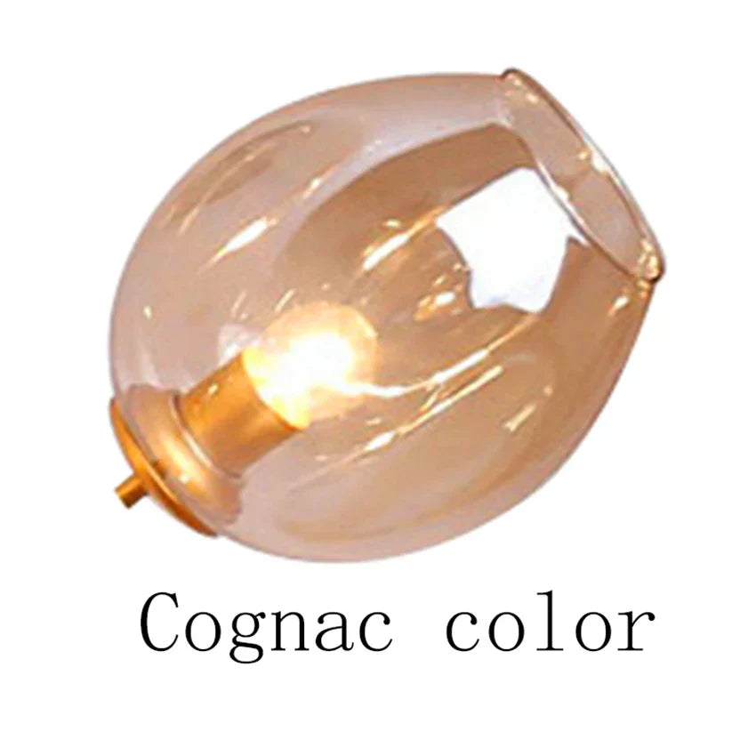 Modern Glass Sphere Chandelier