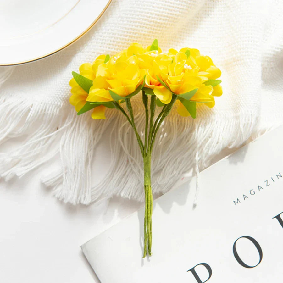 Decorbites™ Künstliche Blütenstaubgefäße-Bouquet für Hochzeit, DIY, Party-Dekoration, Zuhause, Scrapbooking
