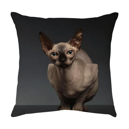 Decorbites™ Süßes Katzen-Sofa-Baumwoll-Leinen-Kissenbezug Polsterbezug Heimdekoration Kissen