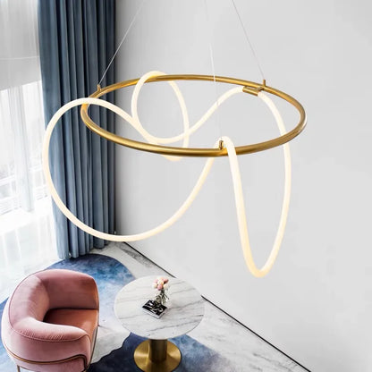 Decorbites™ Lines Kronleuchter: Moderne Designer-Beleuchtung für Wohnzimmer, Esszimmer und Bar