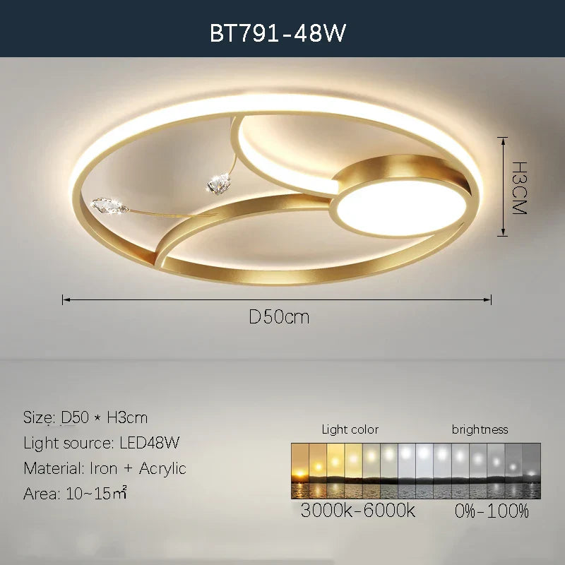 Decorbites™ LED-Kronleuchter: Moderne Innenbeleuchtung für das gesamte Haus – für Schlafzimmer, Wohnzimmer und Esszimmer