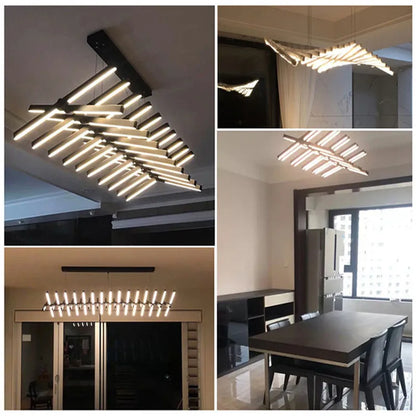 Decorbites™ LED-Kronleuchter: Moderne Kunst-Pendelleuchte für Wohn-/Esszimmer, Büro, Bar