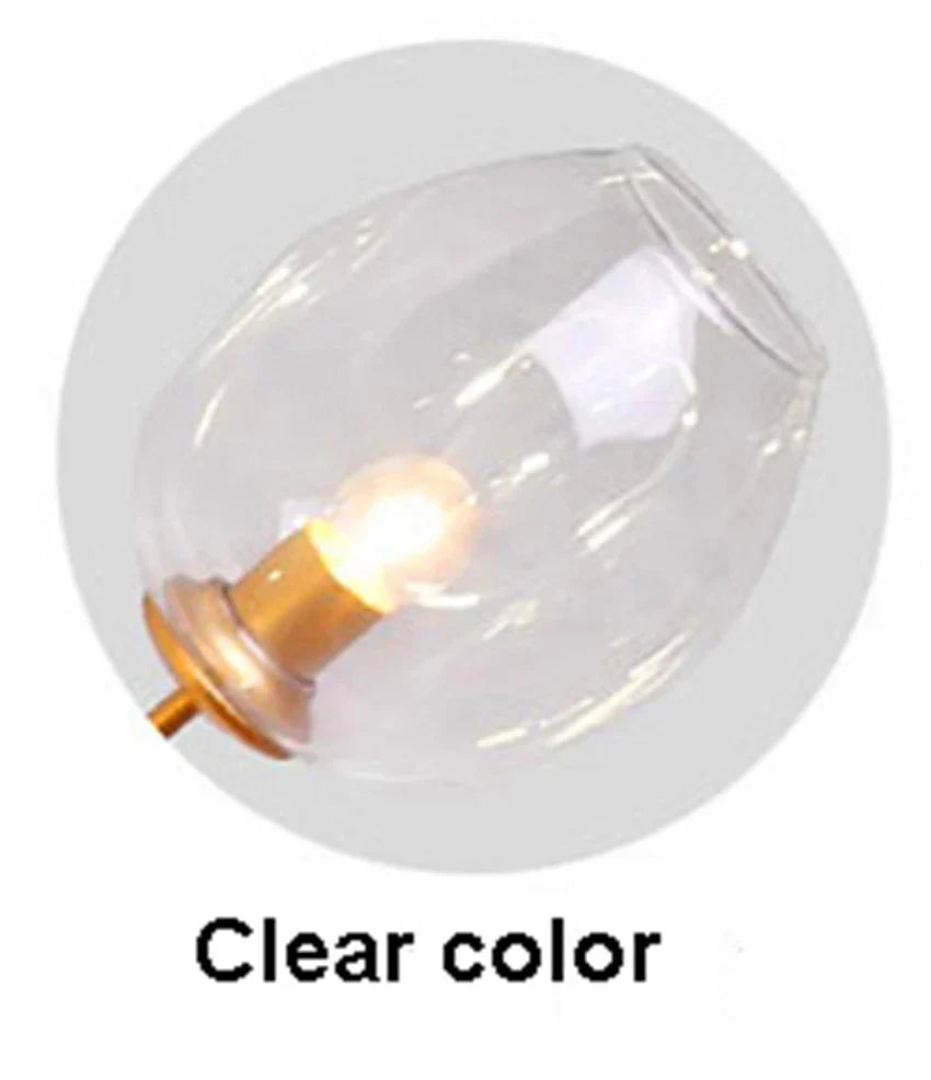 Modern Glass Sphere Chandelier