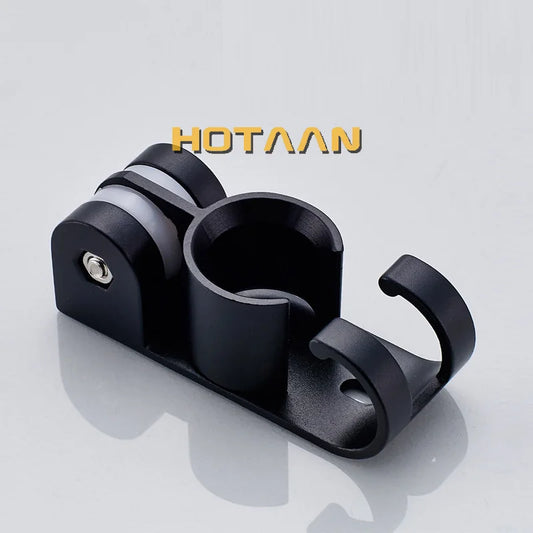 Decorbites™ Schwarz Aluminium Handbrausehalter Wandmontagebügel