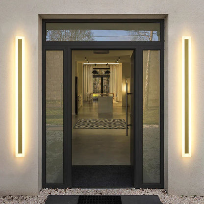 Decorbites™ LED Wandlampe: Wasserdicht, dimmbar, Aluminium, Außenwandleuchte – Gold