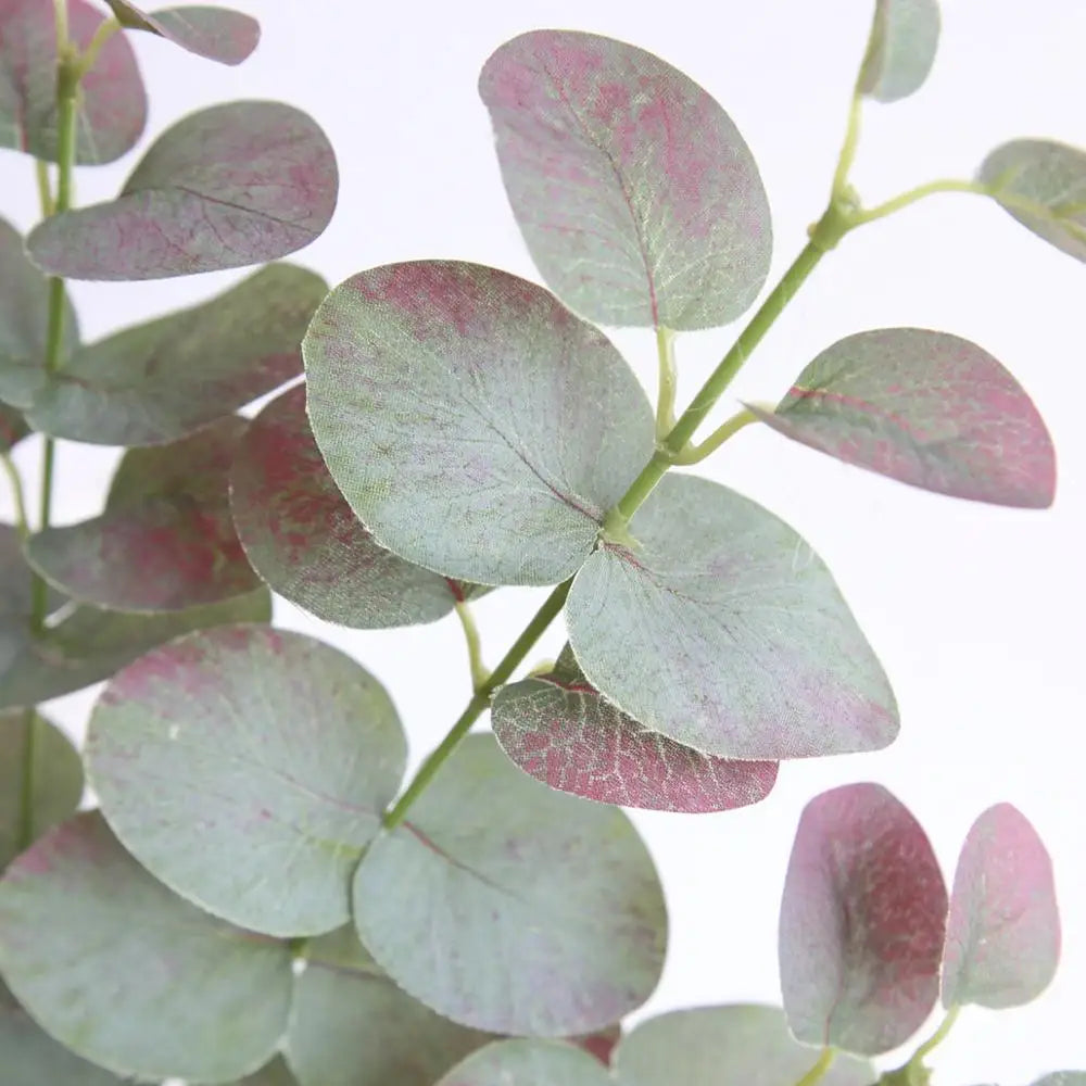 Decorbites™ Große Eukalyptus-Künstliche-Blätter-Wanddekoration für Zuhause, Laden, Garten, Party