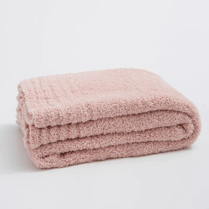 Decorbites™ Flauschiges Daunen-Gestricktes Wurfdecken - Weiche & Gemütliche Mikrofaser-Steppdecke für Sofa, Bett und Klimaanlageraum