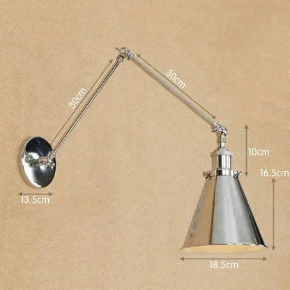 Decorbites™ Traum-Meister Chrome Wandapplikation Silberglanz Moderne Metall Bemalte Wandlampe