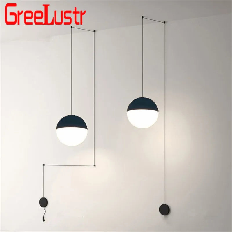 Decorbites™ Geometrische Glas-Kugel LED-Hängeleuchte Deckenlampe für Wohnzimmer Esszimmer Schlafzimmer
