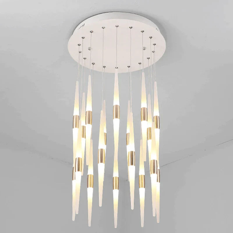 Loft Glass LED Chandelier