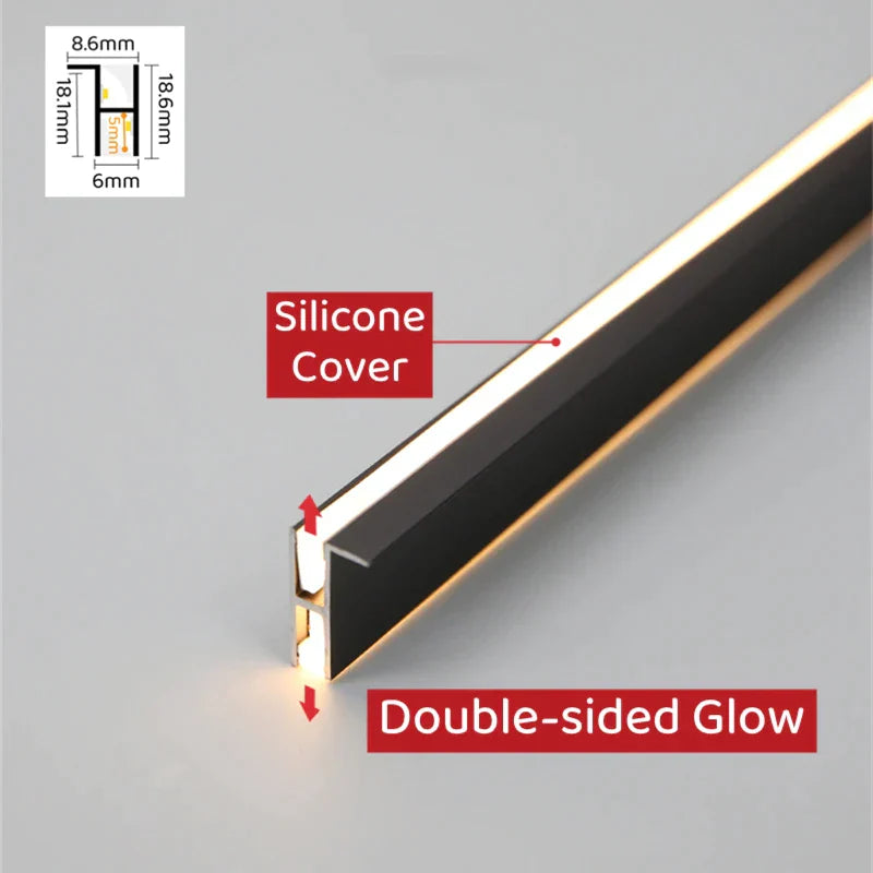 Ultra-Thin Aluminum Cabinet Lamp