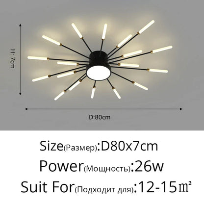 Decorbites™ LED-Akrylfußbodenleuchte für Schlafzimmer Flur Wohnzimmer Kinderzimmer, moderne Leuchte
