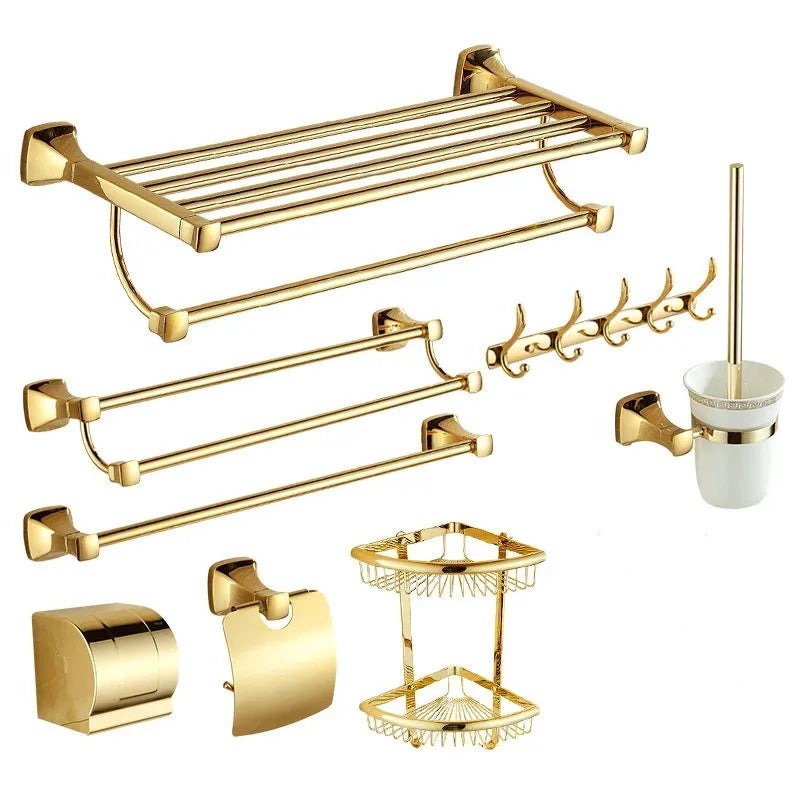 Gold Copper Hardware Set