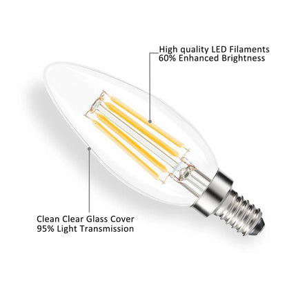 Decorbites™ LED-Filament-Leuchtmittel-Set – Vintage-Glasglühbirnensammlung