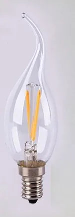 Decorbites™ Frosted E14 LED-Kerzenleuchte Kristalllampe Warmweiß Retro-Filament-Birnen