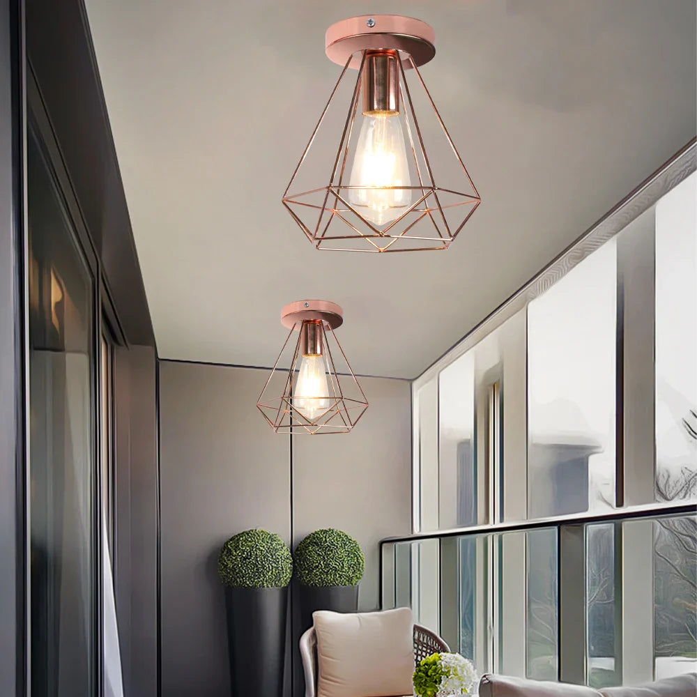 DecorBites™ Industrial Ceiling Light - Modern Nordic Iron Lamp Shade for Home Decor