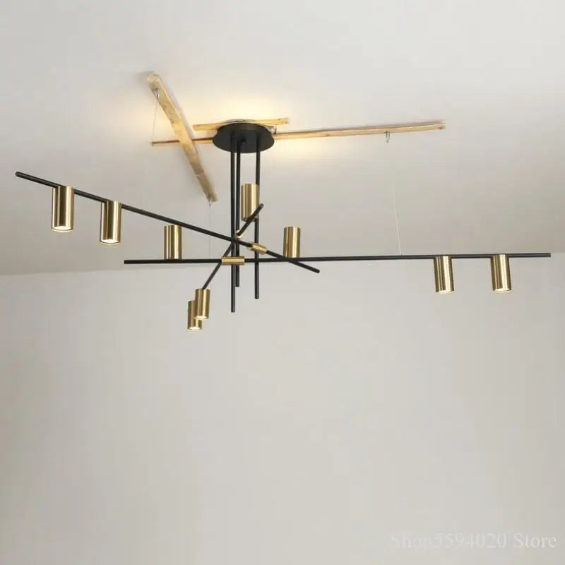 Decorbites™ Goldene Kronleuchter Lampe Modernes Designer-Kunstwerk für Wohnzimmer und Esszimmer E27