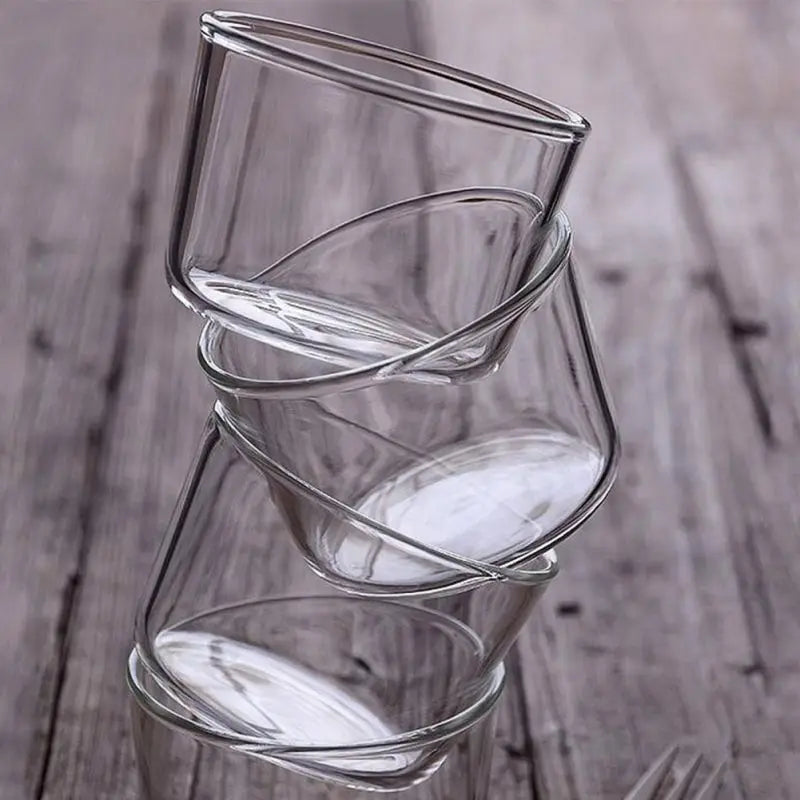 Decorbites™ Glas-Dessert-Cup-Set, 250 ml hitzebeständiges Milchtee-Pudding-Wasserfläschchen