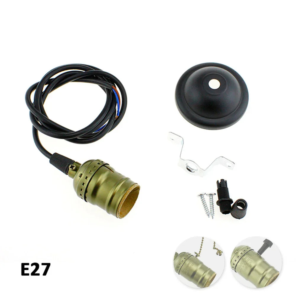 Decorbites™ Industrielle Hängeleuchte Lampe E27 90-265V Edison-Glühbirnenfassung Loft-Heimdekoration