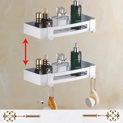Gold White Bathroom Set