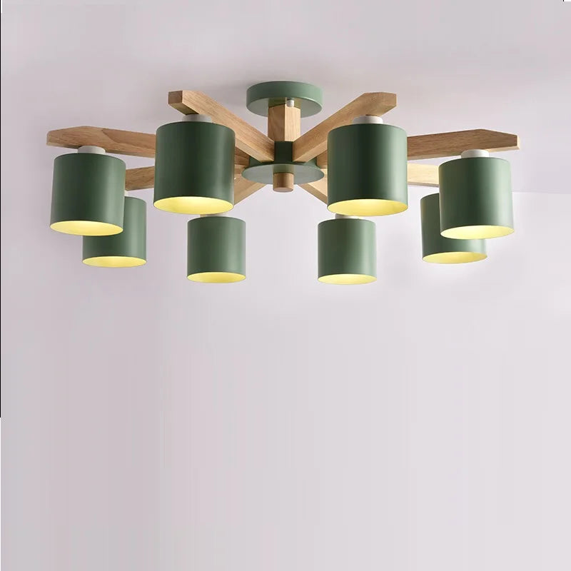 Decorbites™ Eisen- und Holz-Lüster: Beleuchtung für Kinderzimmer & Kücheninsel