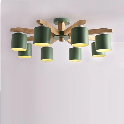 Decorbites™ Eisen- und Holz-Lüster: Beleuchtung für Kinderzimmer & Kücheninsel